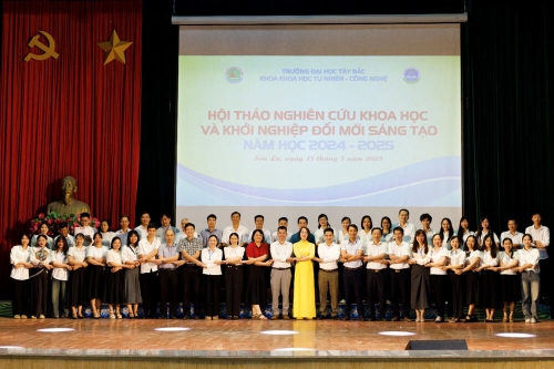 Khoa Khoa học Tự nhiên - Công nghệ - Trường Đại học Tây Bắc tổ chức hội thảo NCKH và khởi nghiệp đổi mới sáng tạo
