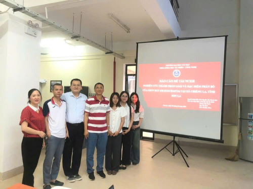 Bộ môn Sinh học tổ chức nghiệm thu đề tài nghiên cứu khoa học cấp Trường của sinh viên năm học 2025-2026